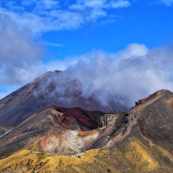 Three Volcanoes at Tongariro, Stray Tour, New Zealand