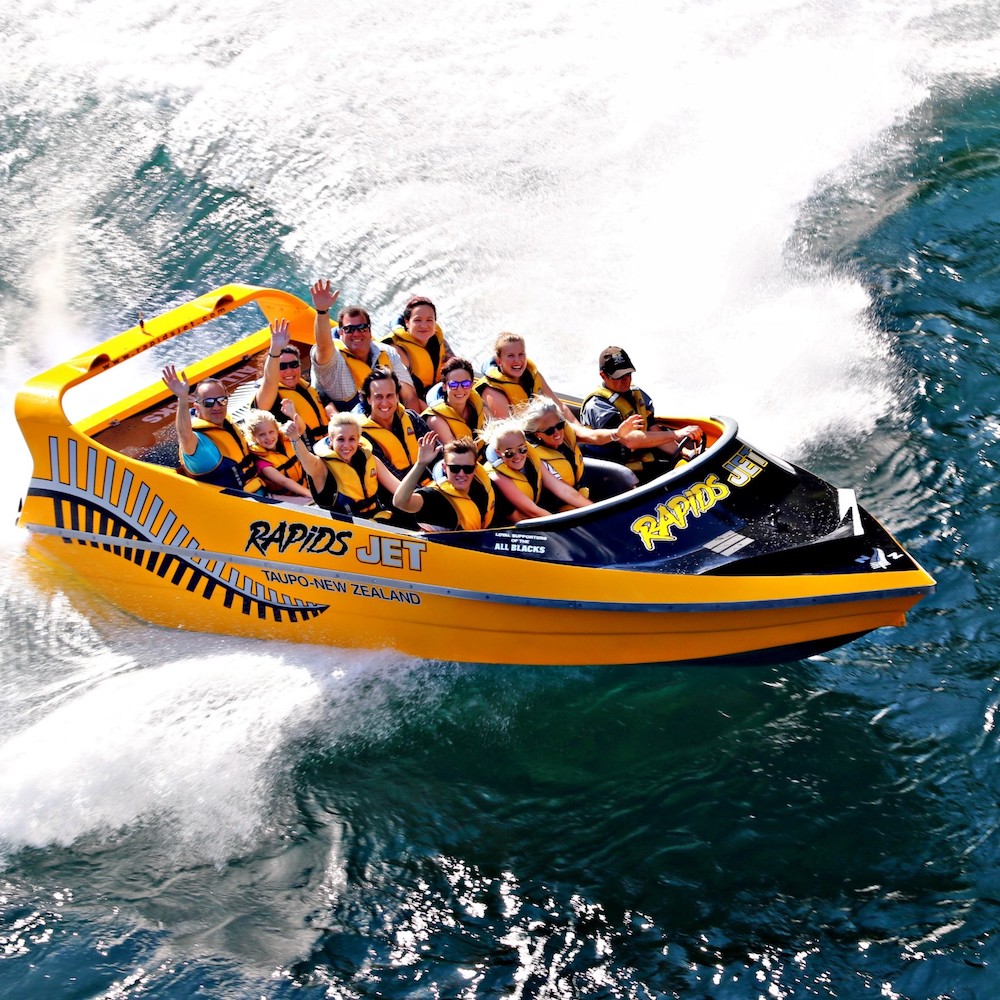 Rapids jet boat, Jet Boating from Taupo, New Zealand Rapids jet boat, Jet Boating from Taupo, New Zealand